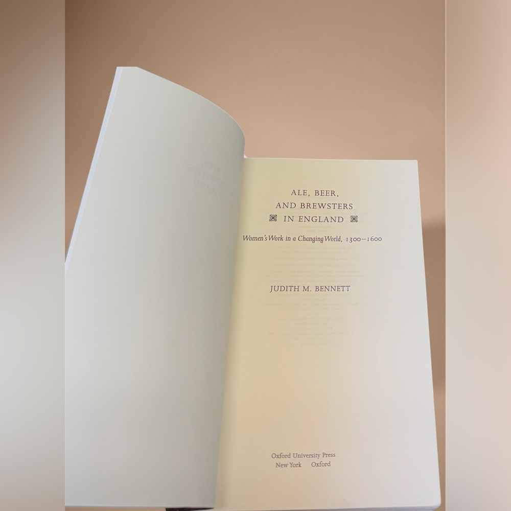 🛍️SALE🛍️ Ale, Beer, and Brewsters in England: Women's Work in a Changing World - Picture 5 of 9